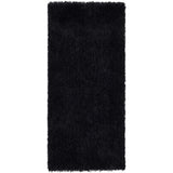 Soft Black Shaggy Rug from The Rugs with a plush texture for a cozy home ambiance