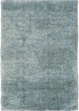 Soft Blue Shaggy Rug with a Plush Texture for Comfortable Home Decor