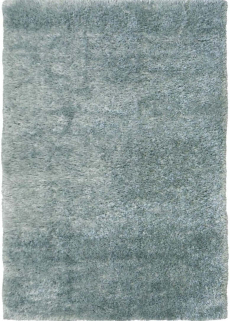 Soft Blue Shaggy Rug with a Plush Texture for Comfortable Home Decor