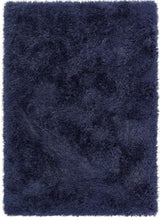 Soft navy Shaggy Rug ideal for adding comfort and style to any room