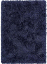 Soft navy Shaggy Rug ideal for adding comfort and style to any room