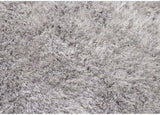 Plush Grey Shaggy Rug with Soft Texture Perfect for Living Room Decor