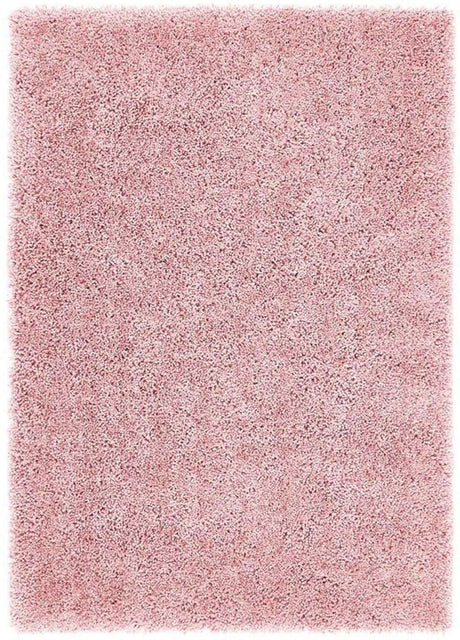 Soft Pink Shaggy Rug for Bedrooms and Living Rooms with Plush, Comfortable Texture