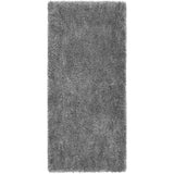 Soft Grey Shaggy Rug with Plush Pile for Cozy Living Rooms and Bedrooms