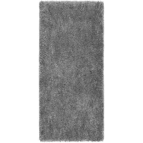 Soft Grey Shaggy Rug with Plush Pile for Cozy Living Rooms and Bedrooms