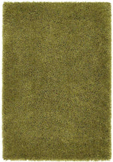 Soft green Shaggy Rug with a plush texture for warm and inviting home decor
