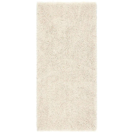Soft Cream Shaggy Rug with Plush Texture for Comfortable Living Spaces