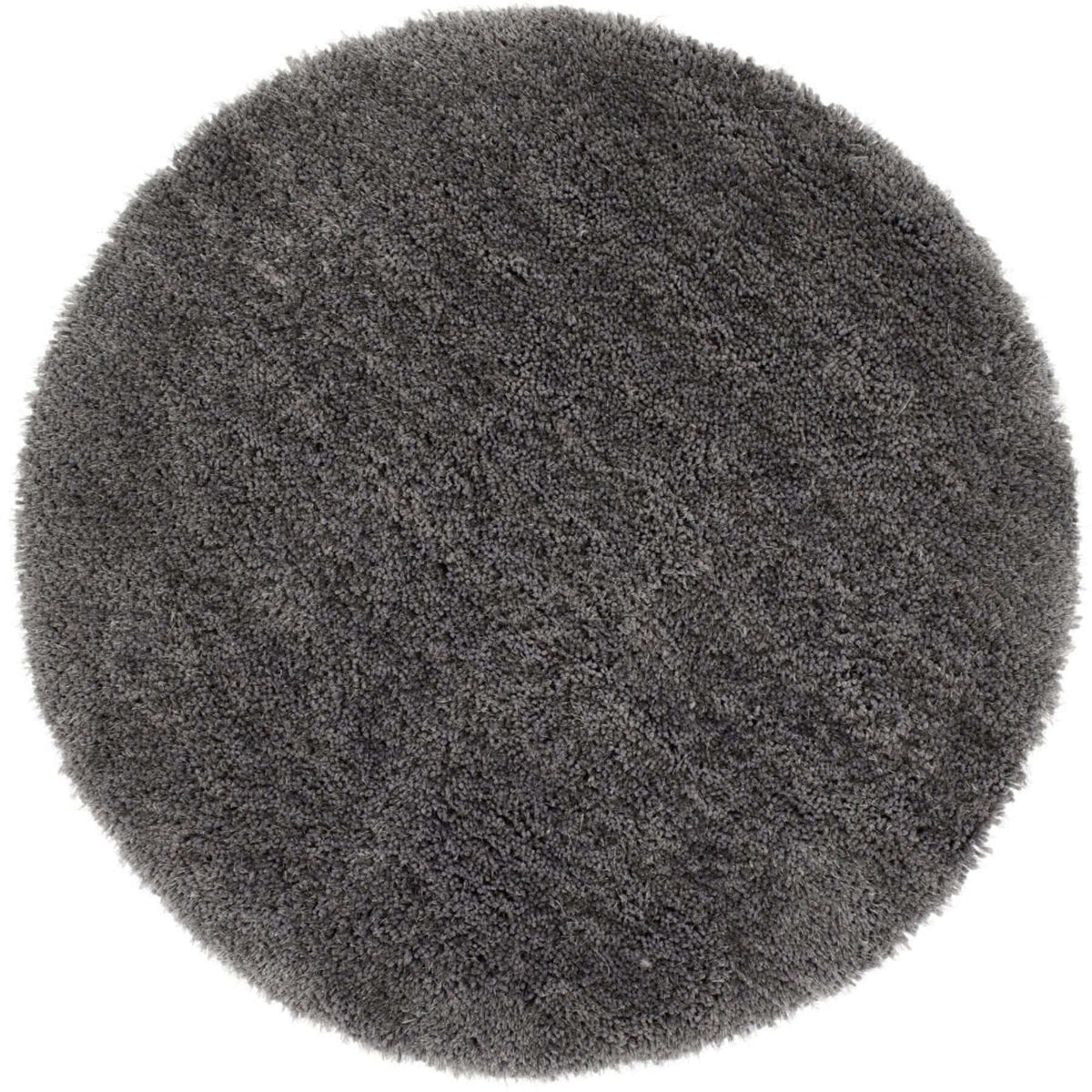 Soft Grey Shaggy Rug in Round Shape for Comfortable and Stylish Home Decor