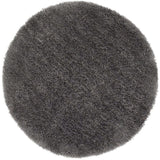 Soft Grey Shaggy Rug in Round Shape for Comfortable and Stylish Home Decor