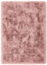 Soft Pink Shaggy Rug with Thick Pile for a Cozy and Luxurious Home Decor