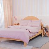 Complete Bedding Set in Soft Pink from SHEET STORY with Duvet and Pillow Covers for a Cozy Bedroom