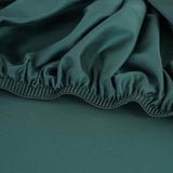 SHEET STORY Bedding Set featuring soft green fitted sheet with elasticated edges for a secure fit