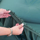 Bedding Set from SHEET STORY featuring soft green fitted sheet with elastic edge for a snug fit