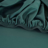 SHEET STORY Duvet Cover Set in deep green with a soft, smooth finish for a stylish bedroom look