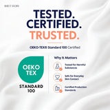 SHEET STORY Duvet Cover Set certified by Oeko-Tex Standard 100 for safety and quality assurance