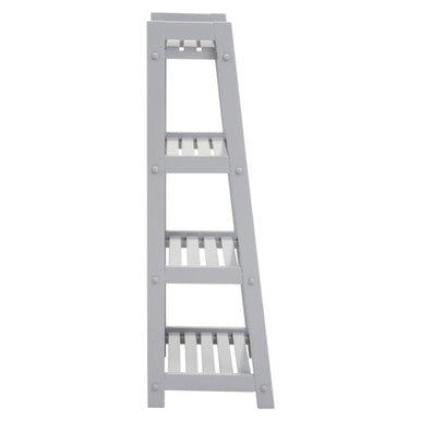 Orsina Shelf Unit in Grey with Four Tier Design for Stylish Storage and Organisation