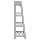 Orsina Shelf Unit in Grey with Four Tier Design for Stylish Storage and Organisation