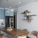 Decortie Floating Shelf in a modern kitchen, showcasing stylish decor and functional storage