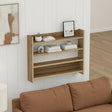 Decortie Wall Shelf in natural wood finish for stylish storage and display in modern interiors