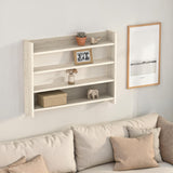 Decortie wall shelf with three shelves and decorative items, perfect for modern home decor