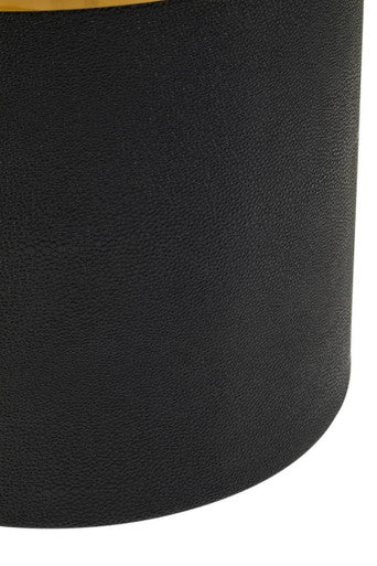Orsina black textured side table with a sleek design for modern interiors