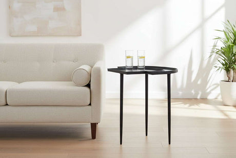 Orsina Modern Side Table in Black with Elegant Design, Perfect for Living Room Use
