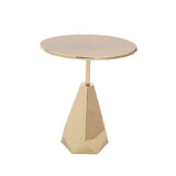 Orsina Gold Geometric Side Table for Stylish Homes Orsina