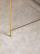 Elegant Orsina Side Table with a sleek metal frame and minimalist design for modern interiors