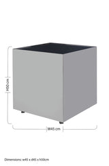Orsina Side Table in sleek design, measuring 45 cm in width and height, perfect for modern interiors