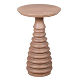 Chester Cane And Wood Pedestal Side Table Verty Furniture