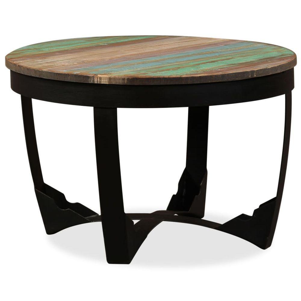 Side Table Solid Rough Mango Wood 60x40 cm solid reclaimed wood vidaXL