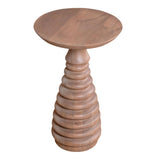 Chester Cane And Wood Pedestal Side Table Verty Furniture
