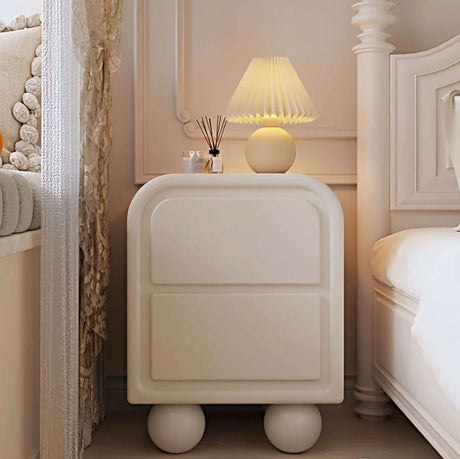 Elegant Nisu Home side table with rounded edges and stylish design for modern bedrooms