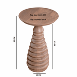 Chester Cane And Wood Pedestal Side Table Verty Furniture