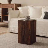Nisu Home Wooden Side Table with a Modern Design, Perfect for Living Room Decor
