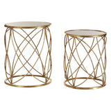 Arcana Set Of Two Round Side Tables Orsina
