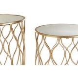 Orsina Elegant Gold Side Tables for Stylish Living Rooms Orsina