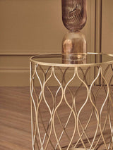 Orsina Elegant Gold Side Tables for Stylish Living Rooms Orsina