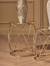 Arcana Set Of Two Round Side Tables Orsina