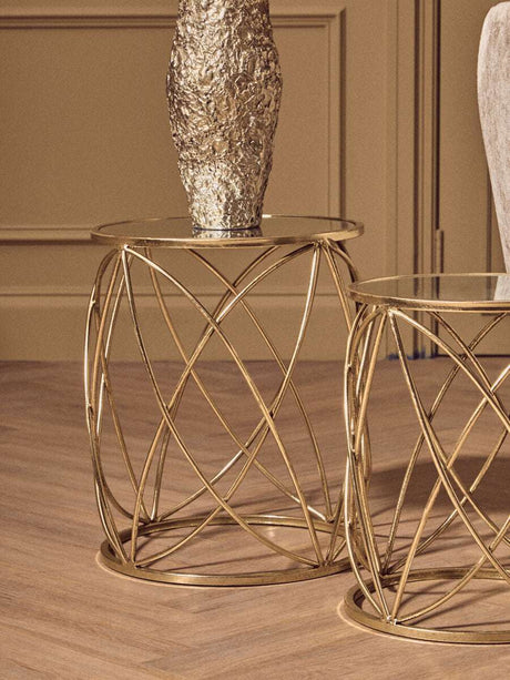 Arcana Set Of Two Round Side Tables Orsina