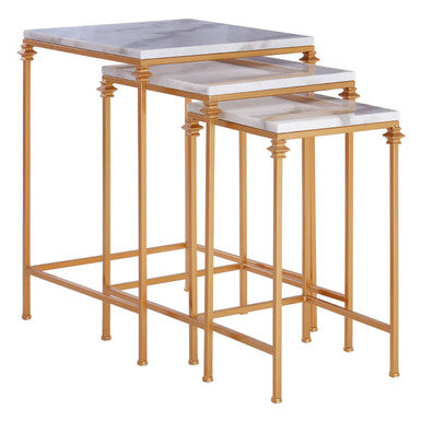 Avantis Set Of 3 Square Side Tables Orsina