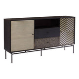Orsina Sideboard with geometric design and multiple storage compartments for modern interiors