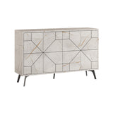 Decortie sideboard in a modern design with geometric patterns and sleek legs for stylish storage