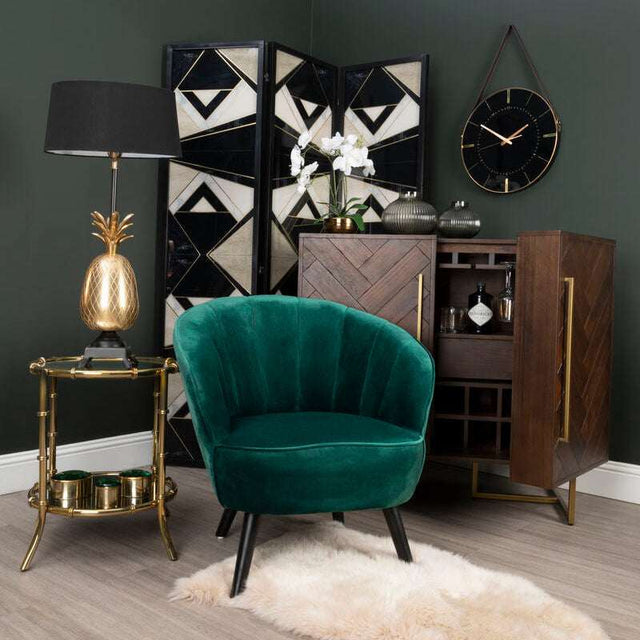 Orsina Drinks Cabinet with Elegant Wood Design and Storage for Home Bars and Entertaining
