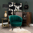 Orsina Drinks Cabinet with Elegant Wood Design and Storage for Home Bars and Entertaining