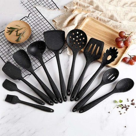 Silicone Cookware Set - Eco-Friendly Versatility - 10 Piece Kitchen Set N/A