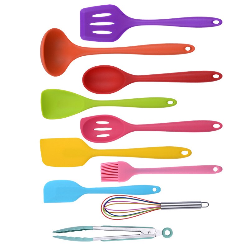 Silicone Cookware Set - Eco-Friendly Versatility - 10 Piece Kitchen Set N/A