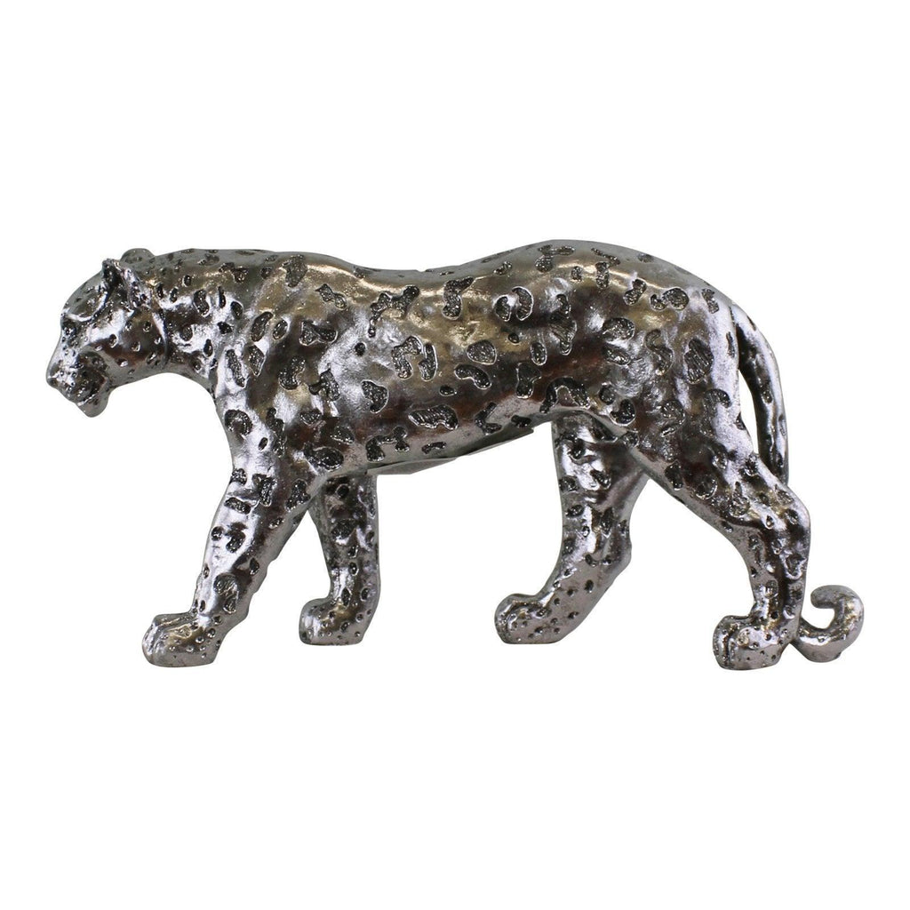 Silver Leopard Ornament Small Geko Products