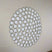 Large Round Convex Antiqued Silver Multi Mirror SILVER METAL Shades 4 Seasons