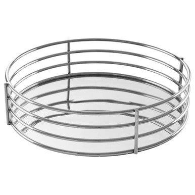 Orsina Silver Round Tray for Stylish Home Serving Orsina
